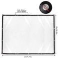 thumbnail image 2 of Bâche Transparente Imperméable avec Oeillets, Bâche Pe Robuste pour Patio, Couverture pour Plantes, 2 of 5