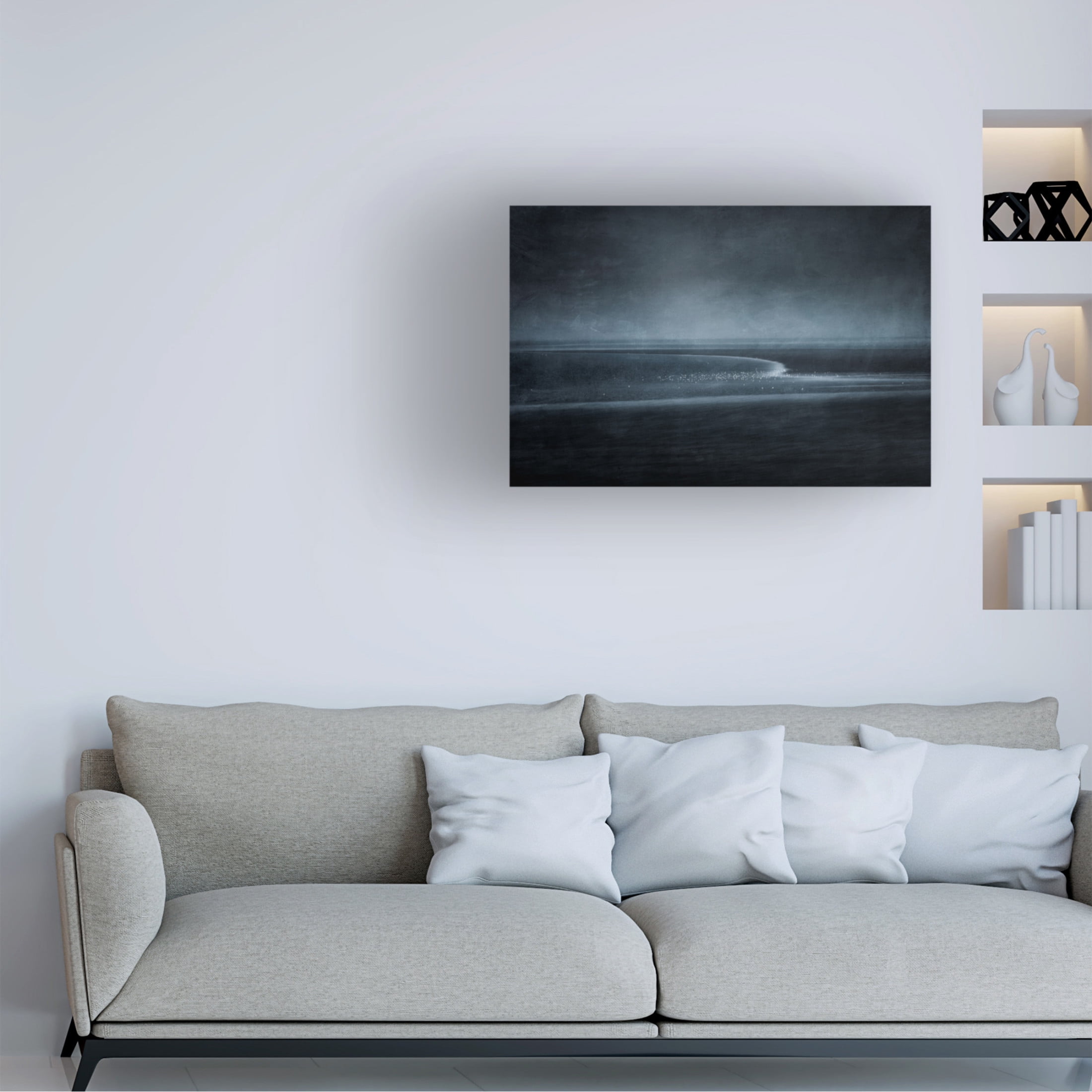 Canvas Wall Art - Fuyuki Hattori 'Silence' Wall Art for Living Room, Bedroom, or Office Décor by Trademark Fine Art - 32 x 22 Inches