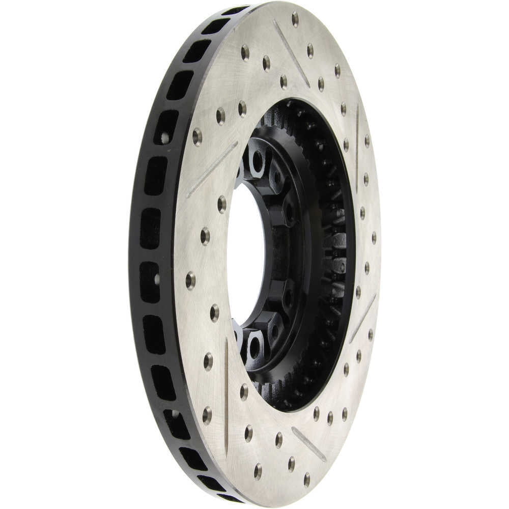 StopTech 127.46040R StopTech Sport Rotors; Drilled And Slotted; Front Right;10.87 in. Dia.; 1.77 in. Height; Fits select: 1991-2004 MITSUBISHI MONTERO