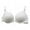 White, variant on Wire Free Plunge Bra Women Front Closure One Piece Padded Seamless Bralette Women Lingerie Underwear Push Up Bras Orange 32 B