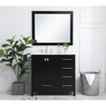 thumbnail image 6 of 36 inch Single Bathroom Vanity in Black with Backsplash, 6 of 8