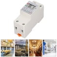 thumbnail image 1 of Interruptor Disyuntor Inteligente Wifi, Interruptor Medidor De Energía Inteligente WiFi Multifunción Instalación De Riel Guía De 35 Mm AC85-300V Intuitivo 63A Con Medición, 1 of 7