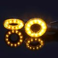 thumbnail image 3 of 2pcs Motocicleta Bicicleta LED Intermitente Luz Intermitente Sunnimix Luz de señal de giro de motocicleta, 3 of 8