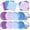 Blue & Purple, variant on 60Pcs Carnival Plates and Napkins-Circus Theme Party Decorations Red Blue Yellow Tableware for Birthday, Baby Shower