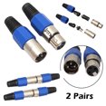 thumbnail image 2 of Línea De Sonido 2/5/10 pares XLR 3 pines hembra MIC Jack conector de Cable de micrófono de Audio, 2 of 7
