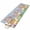 Blue, variant on Happy Easter 2'x6' Runner Rugs for Hallway Kitchen Bedside Non Slip Washable, Spring Easter Eggs Bunny Floral Blue Wood Entryway Rug Runners with Rubber Backing, Long Carpet Runner for Laundry Room