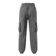 thumbnail image 4 of Pantalones cargo de largo completo y cintura media para hombre: estampado a cuadros lisos, cordón, bolsillos; pantalones deportivos informales para la playa, para todas las estaciones, poliéster; t, 4 of 8