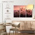 thumbnail image 5 of Elephant Stock Los Angeles Palms Skyline Wall Art - Horizontal Multi Panel Canvas - Living Room Wall Decor - City Multi Panel - Beige And Gray Decor - 65" x 42", 5 of 8