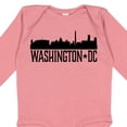 thumbnail image 4 of Inktastic Washington Dc City Skyline Boys or Girls Long Sleeve Baby Bodysuit, 4 of 5