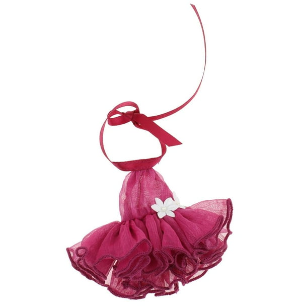 Vestido esponjoso para muñecas Middie Blythe de 8 pulgadas (20 cm) - color beige. rojo