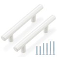 thumbnail image 1 of Paquete De 15 Probrico | Tiradores De Armario De Cocina Blancos, Tiradores De Barra En T Estilo Europeo De 3 Pulgadas, Accesorios De Armario Modernos De Acero Inoxidable, 1 of 1