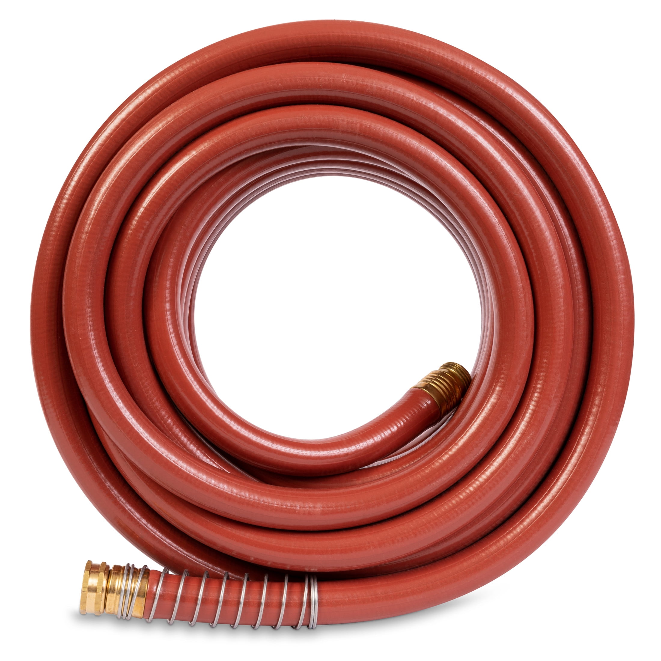 Gilmour Heavy-Duty Garden Hose, 5/8" x 25', 600 PSI, 8-Layer Construction, Kink-Resistant Design with Brass Couplings