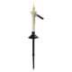thumbnail image 3 of Lámpara solar de vela con enchufe de tierra para exteriores, decoración de jardín, lámpara LED de vela de poste largo, 4 unidades, para patio, 3 of 9