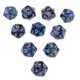 thumbnail image 2 of dos poliédricos de múltiples caras de plástico piezas D20 D& Games Gris CUTICAT Juego de dados Juego de dados, 2 of 8