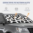 thumbnail image 4 of Zufioo Milk Cow Print Folding Car Windshield Sun Visor, Anti-ultraviolet Sun Visor, Suitable for Trucks, Vans Car Accessories-Large, 4 of 6