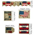 thumbnail image 3 of July 4th Patriotic Tiered Tray Decor Set Stars and Stripes Wood Signs Veterans Day Tiered Tray Ornaments Farmhouse Rustic Wood Sign Memorial Day Decorations for Independence Day Decor, 3 of 7