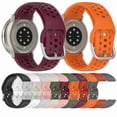 thumbnail image 2 of Comfortable Flexible Silicone Bracelets Waterproof Straps Sweatproof Antiscratch Belt For Active 2 Wristband Waterproof, 2 of 16