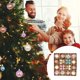 thumbnail image 1 of Christmas Holiday Accessories Painted Christmas Balls Set Plastic Balls Window Available Christmas Tree Available Christmas Tree Small Pendant, 1 of 6