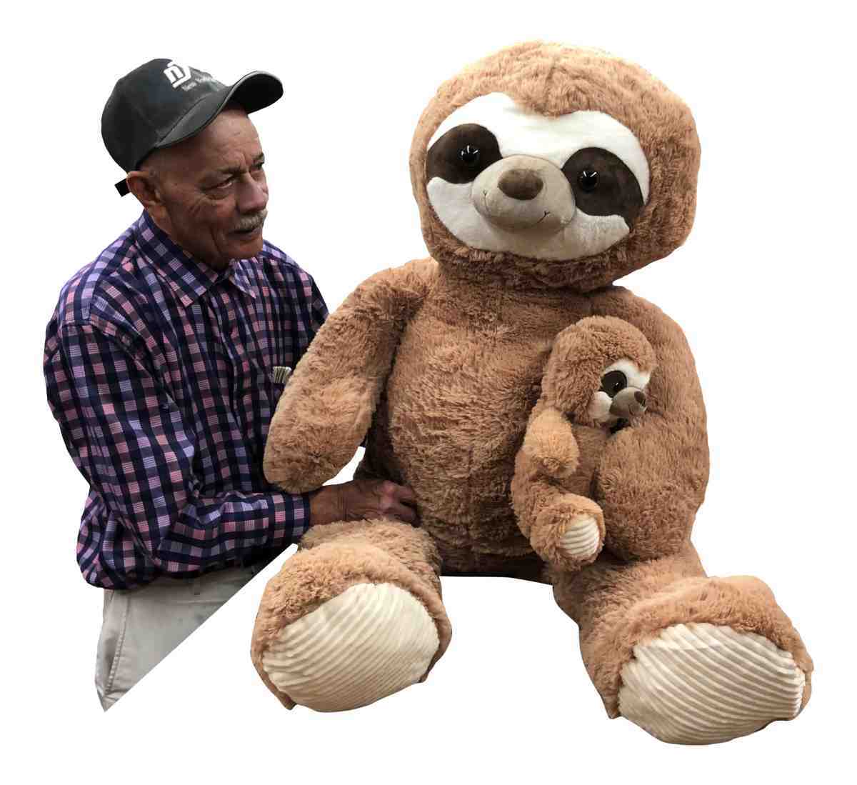 5ft stuffed sloth