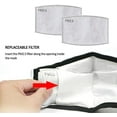 thumbnail image 2 of 30PCS Adults PM 2.5 Activated Carbon Filter 5 Layers Replaceable Insert Filter Pad for Mask, 2 of 4