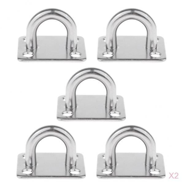 10 Piezas de de Almohadil de Grapas de Techo Diseño en U Suspensión de Montaje en Pared Sunnimix Gancho de montaje en pared