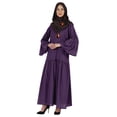 thumbnail image 3 of Bimba Islamic Long Dress With Printed Hijab Scarf Rayon Abaya Maxi Clothes For Muslim Women, 3 of 9