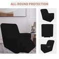 thumbnail image 4 of Funda Impermeable para Reclinable Negro Elástico Fácil de Usar, 4 of 7