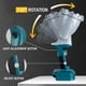 thumbnail image 2 of Nueva Luz LED de Mano para Makita/Bosch/Dewalt/Milwaukee /Einhell /Black decker 20v 18V Batería de Iones de Litio 1600 Lúmenes Luz de Trabajo Linterna Lámpara de Foco, 2 of 10