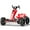 Red, variant on iRerts 12V Powered Pedal Go Kart, Ride on Toys Go Kart for Kids Boys Girls, Kids Ride on Go Cart with Music, LED Light, Horn, Forward Backward, Kids Birthday Gifts for 3-6 Ages, White