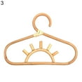 thumbnail image 1 of Kids Hanger Rainbow Moon Sun Design Non-Slip Rattan Scarf Garments Hanging Rack for Closet, 1 of 10