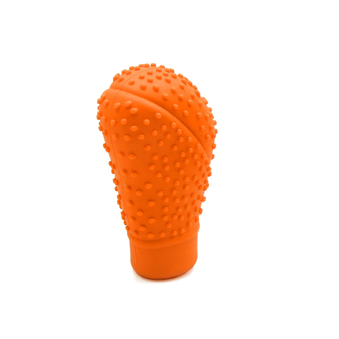 Orange Soft Silicone Manual Gear Shift Lever Knob Cover Protector for