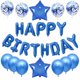 thumbnail image 3 of 25 unids/set de globos de feliz cumpleaños, guirnalda de globos con letras de aluminio, banderines, pancartas, decoración de fiesta de cumpleaños para niños, Babay, 3 of 5
