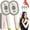 2pcs-c, variant on Electric Steam Brush, Electric Steam Brushs for Hair, Wet Electrics Hairbrush - Hair Brush with Water Spray, Rechargeable Steams Hair Straightener, Red Light Brushs, Anti Frizz Tool (Beige)