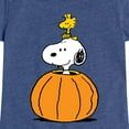 thumbnail image 3 of Peanuts - Snoopy Woodstock Pumpkin - Toddler & Youth Girls Short Sleeve Graphic T-Shirt, 3 of 6