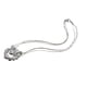 thumbnail image 5 of Collar multicapa, collar de plata con colgante, accesorio de moda para mujer con doble capa, 5 of 8