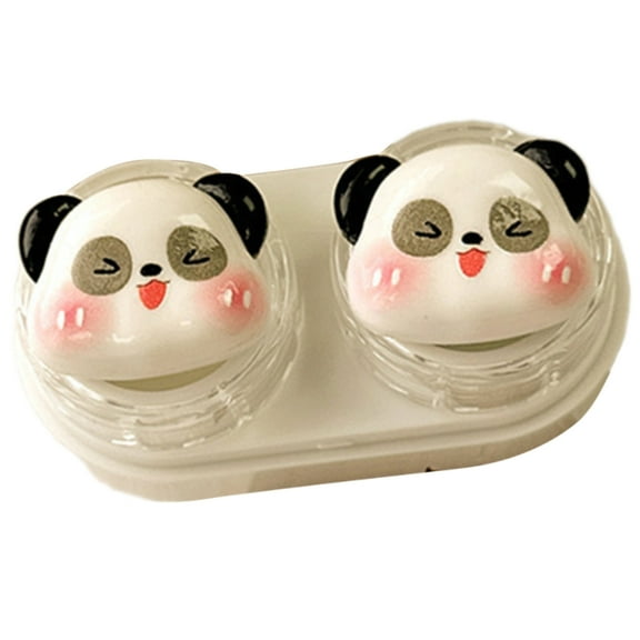 Jesscasday Hygienic Contact Lenses Storage Box with AntiSlip Tweezer Wearing Tool Splashproof Lens Holder Case for Travel Use