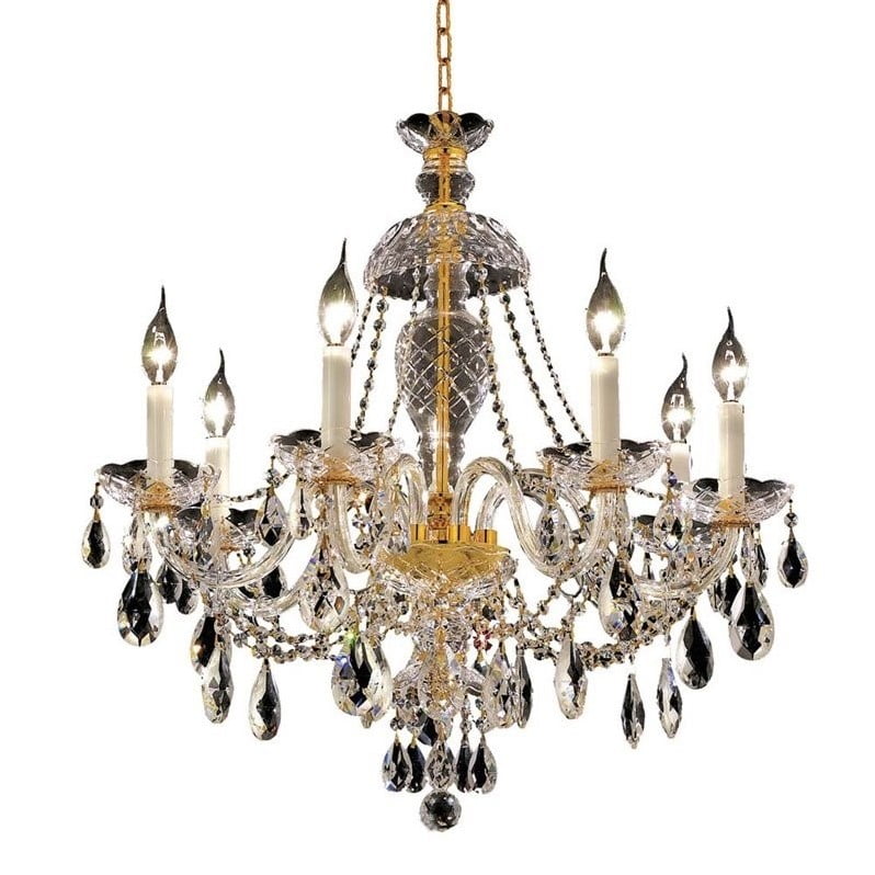 Elegant Lighting Alexandria 26 7 Light Crystal Chandelier