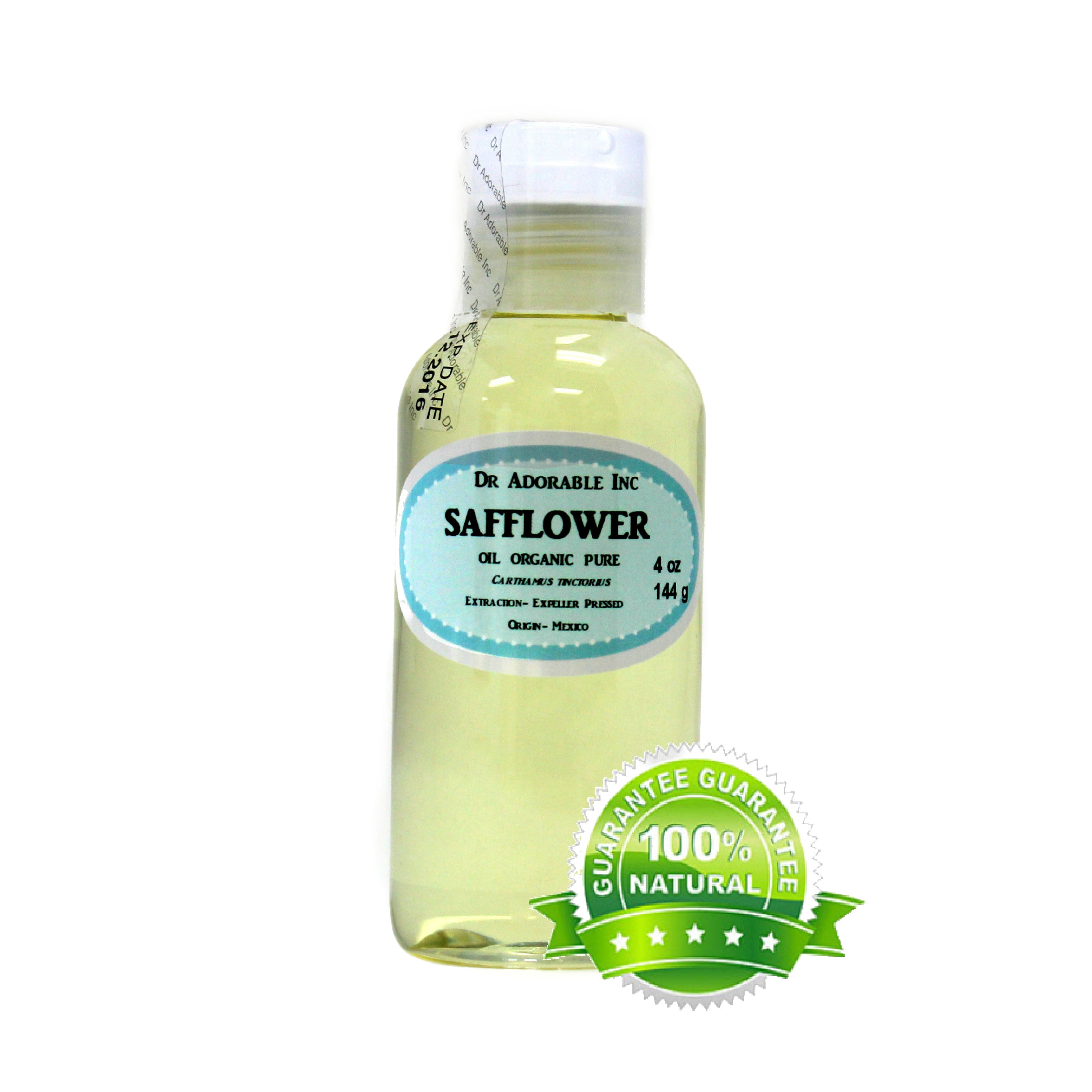 Dr. Adorable 100 Pure Safflower Seed Oil High Oleic Organic Cold