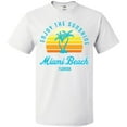 thumbnail image 3 of Inktastic Summer Enjoy the Sunshine Miami Beach Florida in Blue T-Shirt, 3 of 5