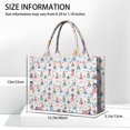 thumbnail image 3 of Large Capacity Tote Bag,Floral Princess Pattern Handbag Fashion Luxury Tote Bag,15.7"x13"x 5.1" Inches,Laptop Compatible, 3 of 6