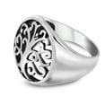 thumbnail image 2 of Serenity Swirls Living Tree of Life .925 Sterling Silver Open Ring-6, 2 of 4