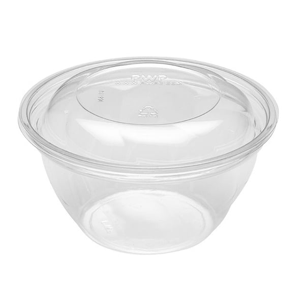32oz Salad Bowls To-Go with Lids 300 Count Clear Plastic Disposable Containers 