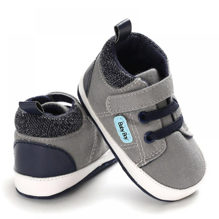 Toddler Baby Boys Girls High Tops Ankle Sneakers Soft Anti-Slip