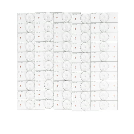 

EBTOOLS Fiberglass Board With Optical Lens Filter SMD Lamp Bead 50Pcs SMD Lamp Bead With Optical Lens Fliter Fiberglass Board 6V Led Light Strip Parts