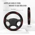 thumbnail image 4 of Lsque Five Nights At Freddy'S Pattern Elastic Stretch Steering Wheel Cover,Universal 15 inch, Microfiber Breathable Ice Silk, Anti-Slip, Odorless, Easy Carry, 4 of 7