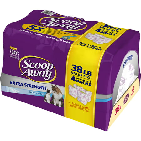 Scoop Away Extra Strength Clumping Cat Litter, Scented, 38 (Best Hypoallergenic Cat Litter)