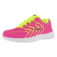 thumbnail image 5 of Fila Star Runner Girl's Shoes Size 10.5, Color: Pink/Volt, 5 of 5