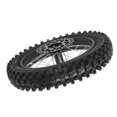 thumbnail image 1 of Dirt Bike Rear Wheel Rim Tire Assembly, Rear Wheel Rim Tire Replacement Easy Installation Enhanced Grip 14in 15mm Shaft  for 110cc 125cc 150cc Dirt Bike, 1 of 7