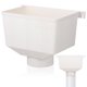 thumbnail image 1 of TABLZONE Conector Plástico Para Bajante De Lluvia Con Alta Durabilidad Para Hogar Y Exteriores, 1 of 8