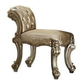 thumbnail image 2 of Gold Patina Finish - Scrolled Seat Base - Dressing Area - Brings Vintage Grace, 2 of 2